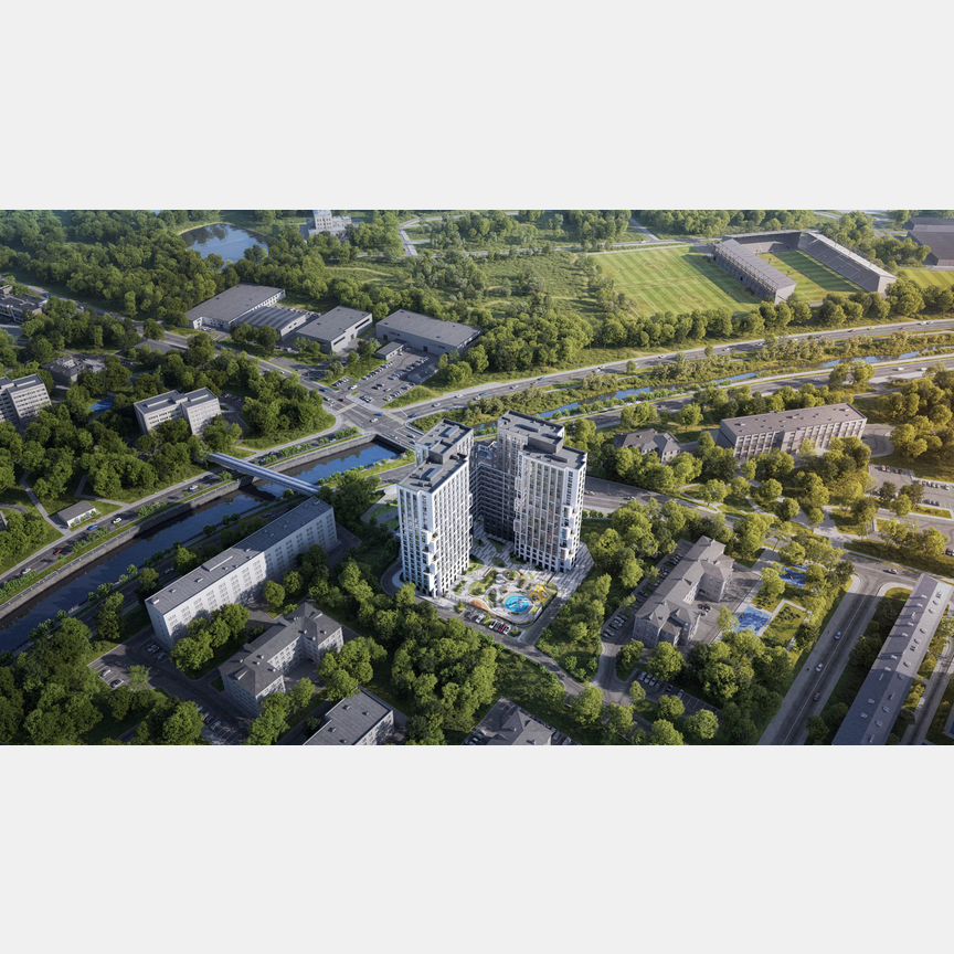 3-к. апартаменты, 56,2 м², 2/20 эт.