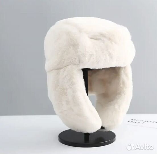 Шапка ушанка женская