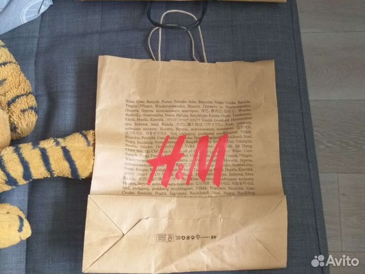 Фирменный пакет h&m
