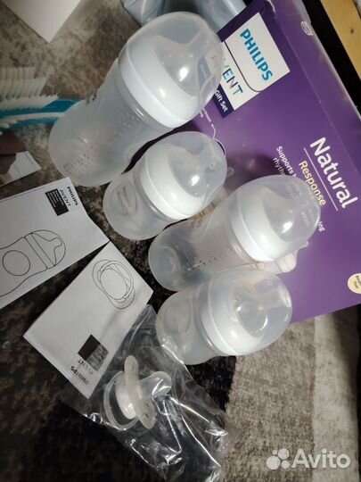 Бутылочки avent natural