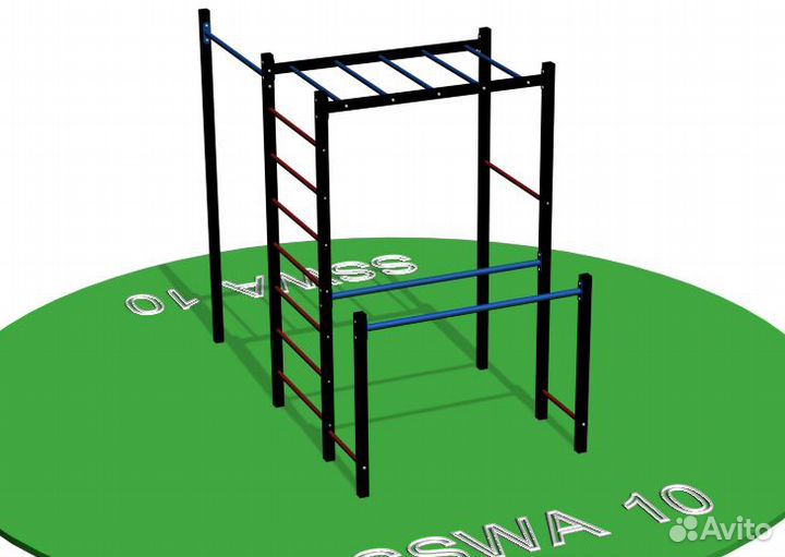 Спортивная площадка турник брусья рукоход