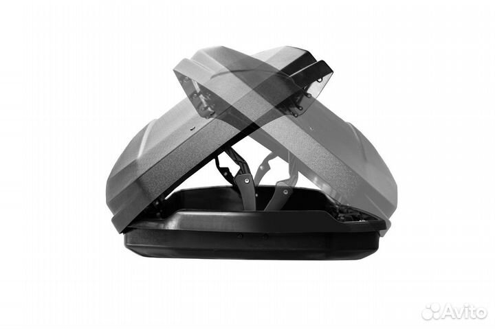 Бокс на крышу Lux Irbis 206 серый