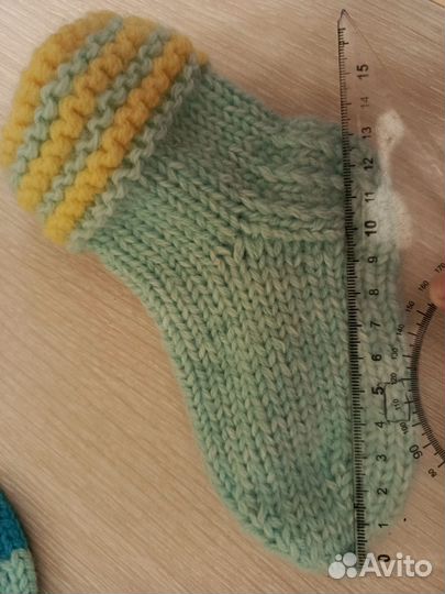 Носочки детские вязаные 13-14 см