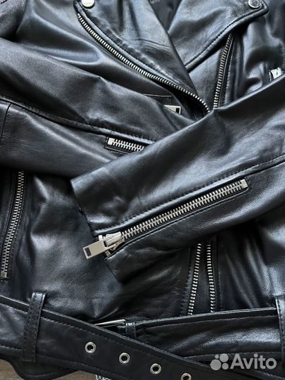 Куртка кожаная косуха женская 42 44