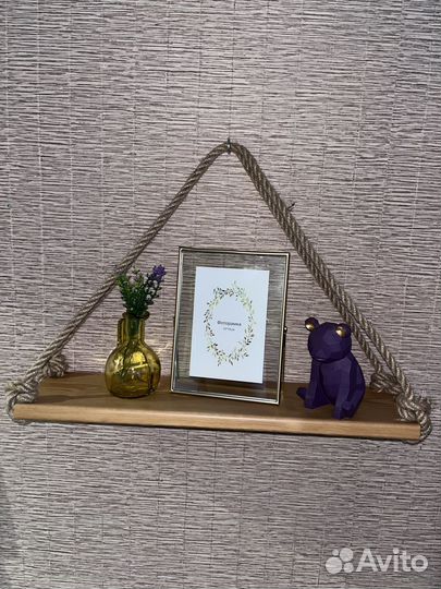 Полка настенная деревянная