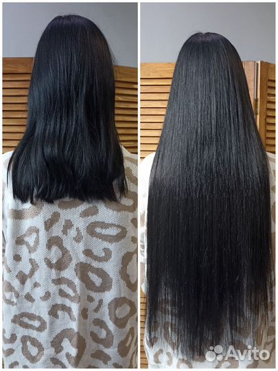 Наращивание биопротеиновых волос