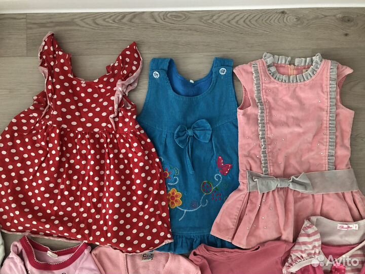 Детские вещи пакетом 86 92