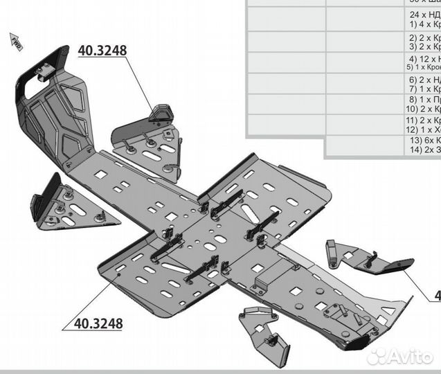 Защита рычагов BRP