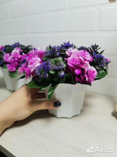 Искусственные декоративные цветы