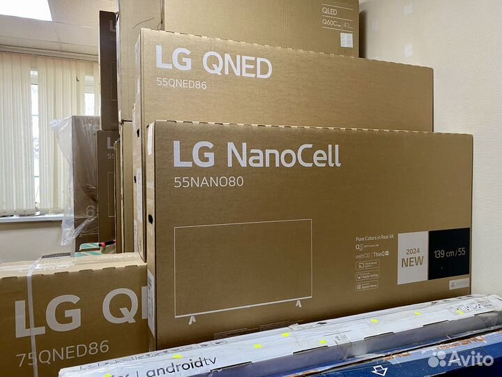 Новинка LG NanoCell 55 55nano80t6a SMART TV 2024