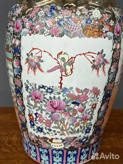 Ваза. Ручная роспись. Китай. Начало 20-го века