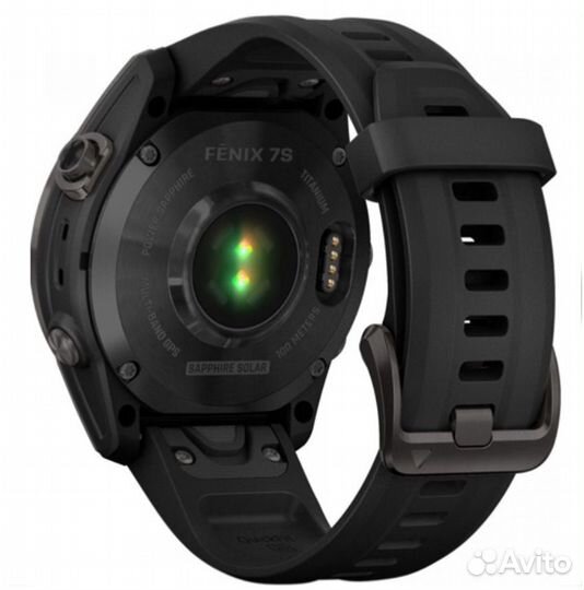 Часы Garmin Fenix 7S Saphire Solar Carbon-Gray