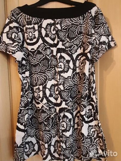 Блузки туники женские 52-54 разм