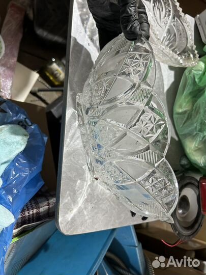 Хрустальная ваза