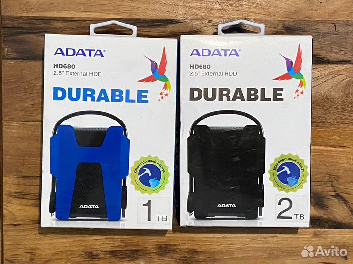 Внешний жесткий диск Adata Durable 1Tb, 2Tb