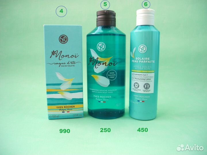 Monoi Моной Ив Роше: масло, парфюм, гель, молочко
