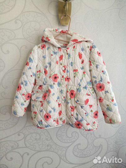 Пальто для девочки демисезонное Mothercare