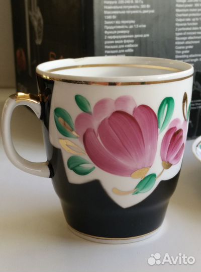 Чайный бокал Тюльпаны/ Пионы 430 мл Вербилки