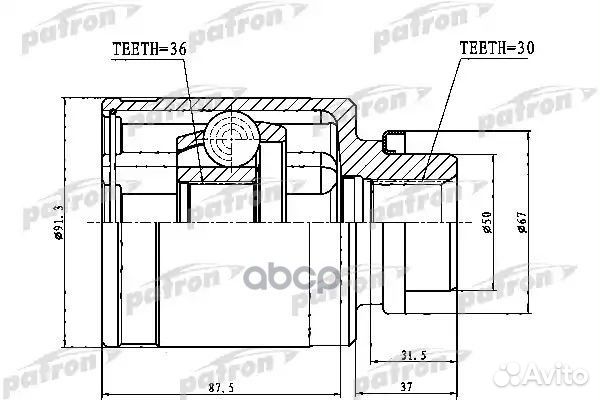 Шрус PCV1762 patron
