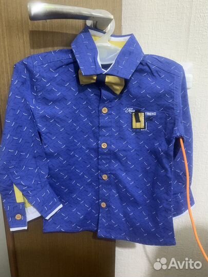 Рубашка детская для мальчиков новая