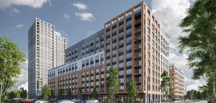 1-к. квартира, 48,8 м², 7/23 эт.