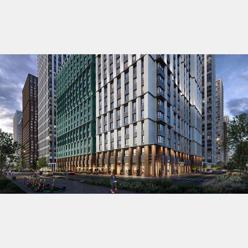 2-к. квартира, 52 м², 27/32 эт.