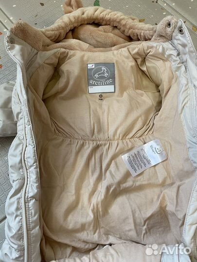 Зимний комбинезон для девочки 74 80