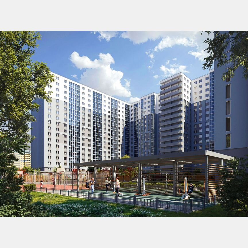 1-к. квартира, 39,3 м², 18/19 эт.