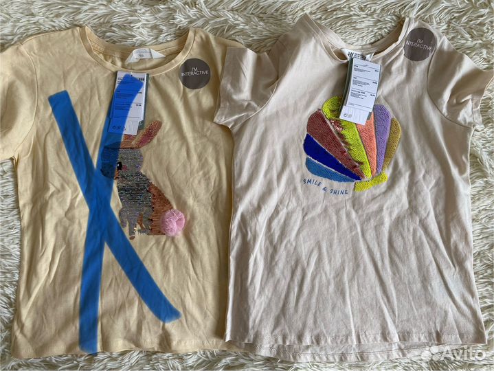 Футболка и шорты hm 134 140