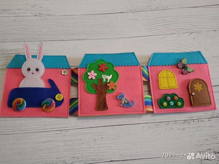 Домики из фетра