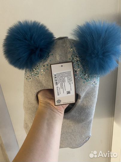 Новая Шапка-шлем Kotik 2 года (50 см)