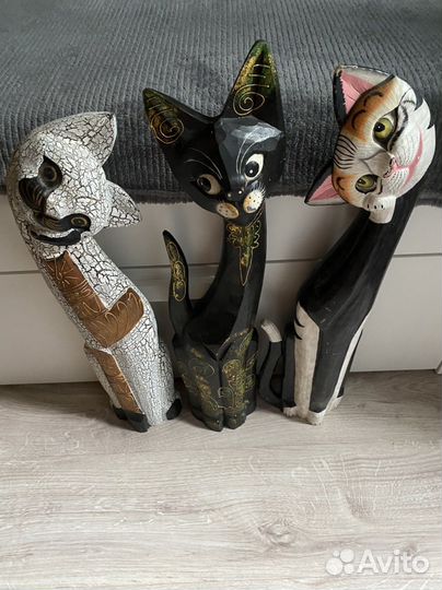Коты деревянные. Индонезия