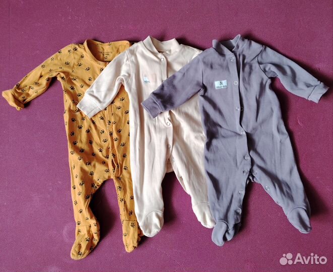 Детские вещи пакетом 0-3 месяца