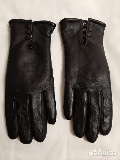 Перчатки кожаные