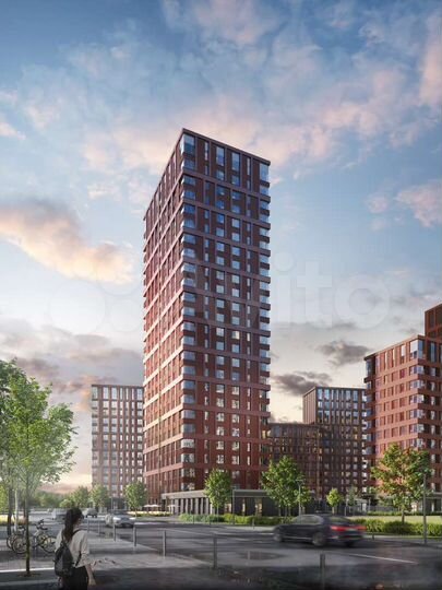 1-к. квартира, 47,4 м², 3/25 эт.