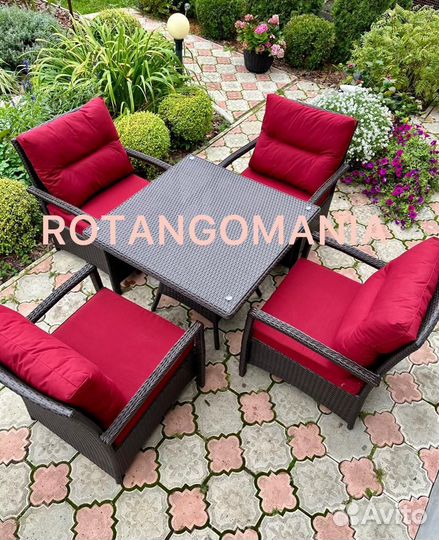 Садовая мебель из ротанга