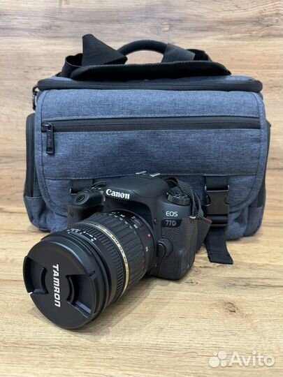 Зеркальный фотоаппарат canon EOS 77D