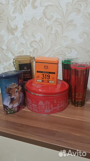 Банки от чая, печенья