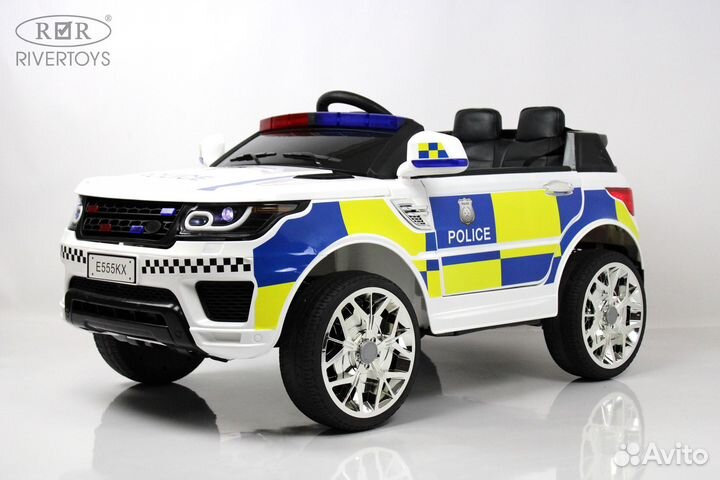 Полицейский электромобиль Range Rover е555кх