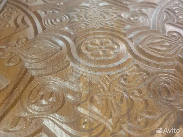 Нарды бук резные с узором