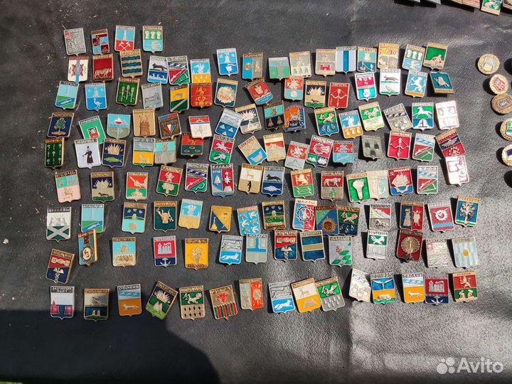 Значки СССР города