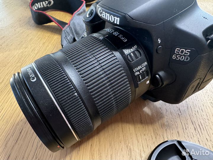 Фотоаппарат canon eos 650d объектив еf-S 18-135 mm