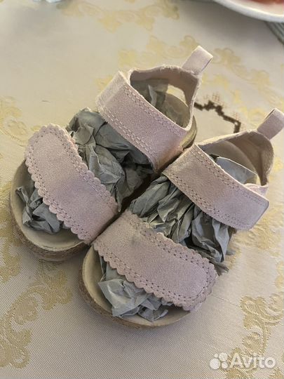 Босоножки для девочки 18 19 размер hm