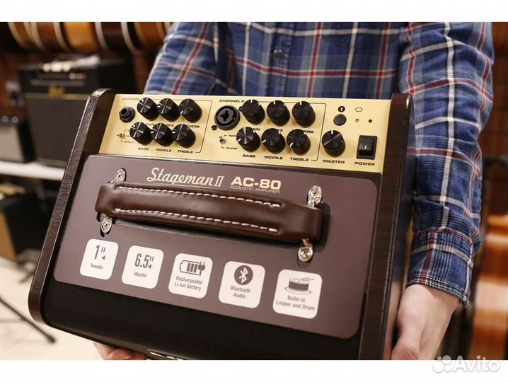 Nux Cherub AC-80 Stageman II Комбоусилитель для ак
