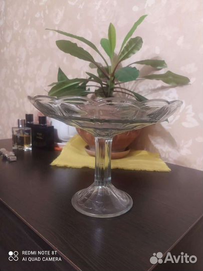 Ваза стеклянная СССР