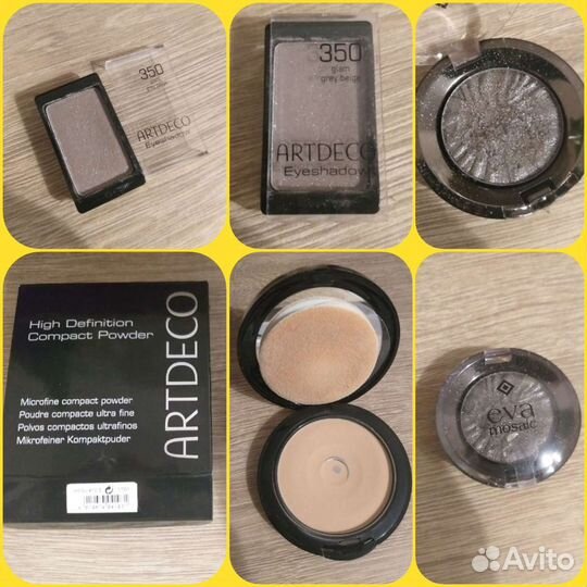 Пудра, тени Летуаль, Рив Гош