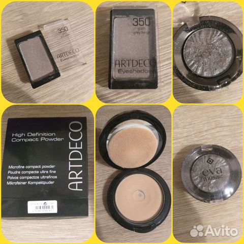 Пудра, тени Летуаль, Рив Гош