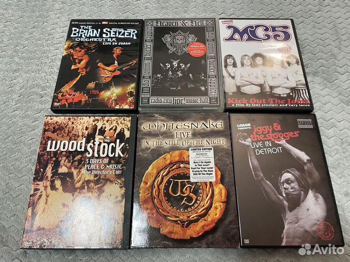 DVD 6 штук фирменные плюс комбо CD