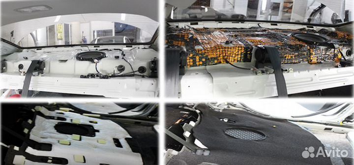 Шумоизоляция Автомобиля Комплексная tesla model 3