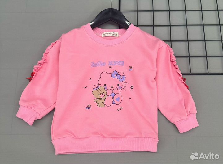 Детская толстовка для девочки, 80-98